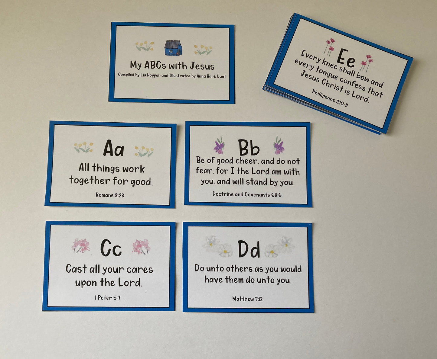 Physical Product- ABC Scripture Cards